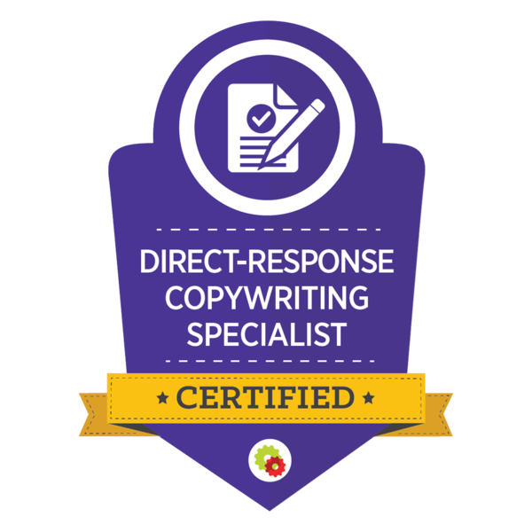 Bryan Bowser Direct-Response Copywriting Specialist Certificate
